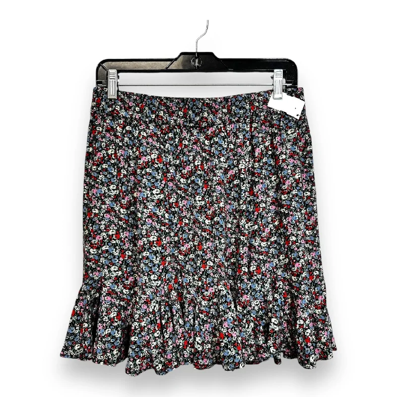 Skirt Mini & Short By Loft In Floral Print, Size: M