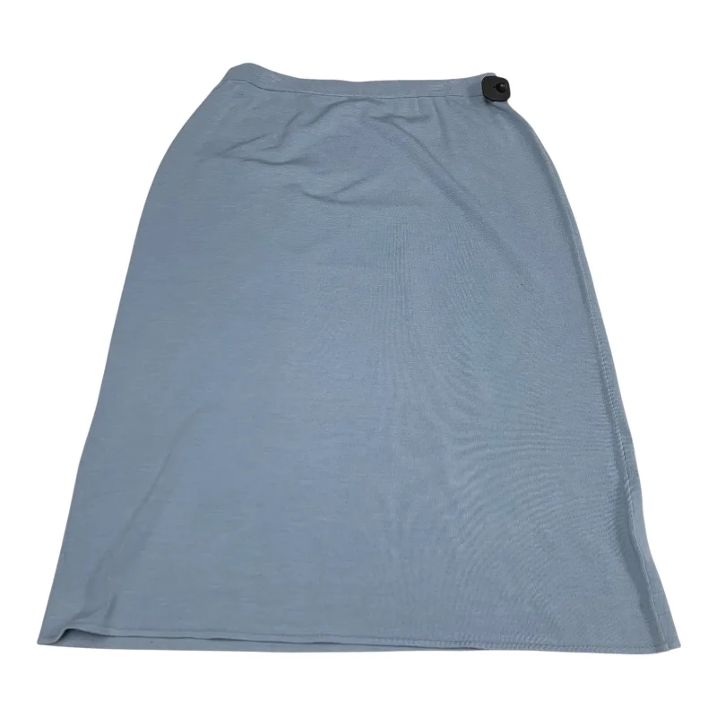 Skirt Midi By Eileen Fisher In Blue, Size: 1x