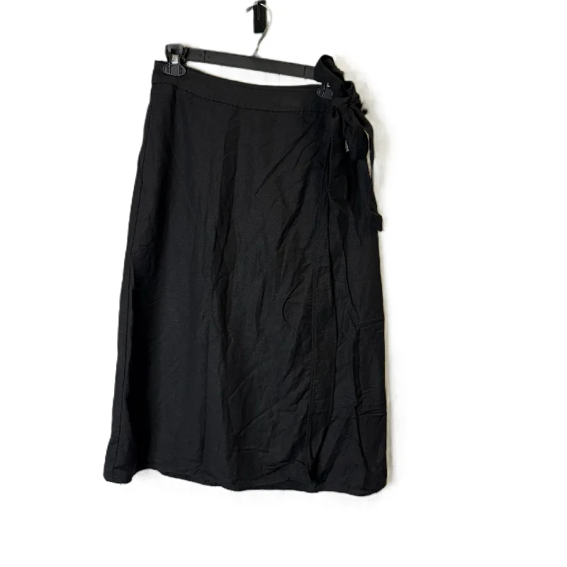 Skirt Midi By Loft In Black, Size: 10