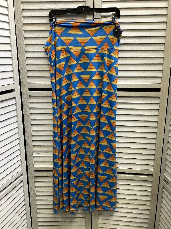 Skirt Maxi By Lularoe In Blue, Size: Xl