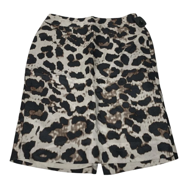 Skirt Mini & Short By Banana Republic In Animal Print, Size: S