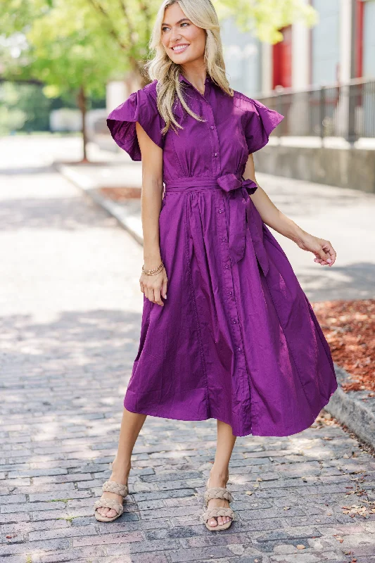 All In A Dream Plum Purple Dress