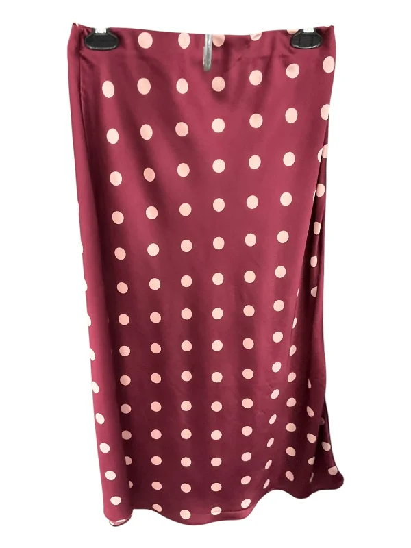 Skirt Midi By Mi Ami In Polkadot Pattern, Size: M