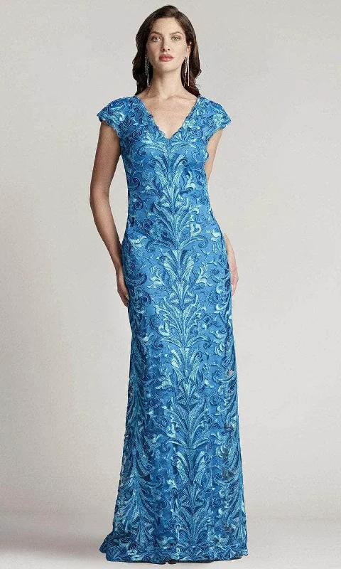 Tadashi Shoji BUE1191LZ - Lonnie Embroidered Tulle Gown