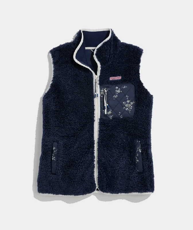 Vineyard Vines - Mixed Print Fleece Vest