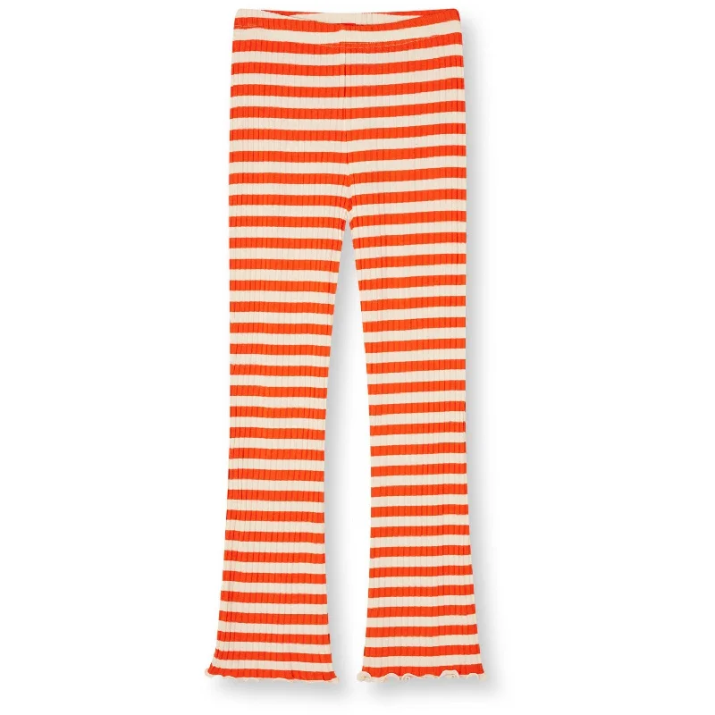 Mads Nørgaard Cherry Tomato/Vanilla Ice 5x5 Classic Stripe Lala Leggings