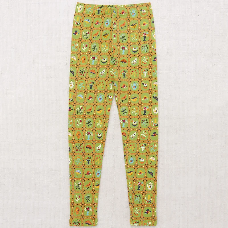 Legging in Sprig Trellis by Misha & Puff