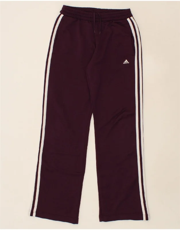 ADIDAS Womens Tracksuit Trousers UK 8 Small Purple