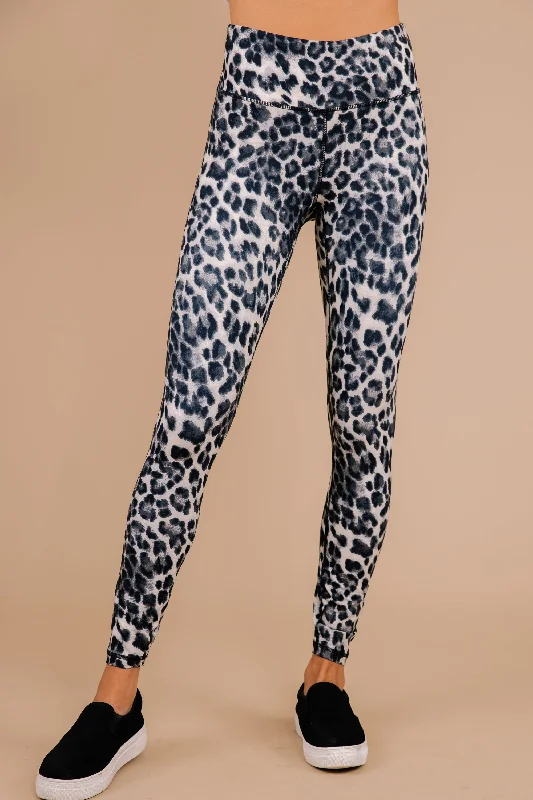 Wild Adventures Black Leopard Leggings