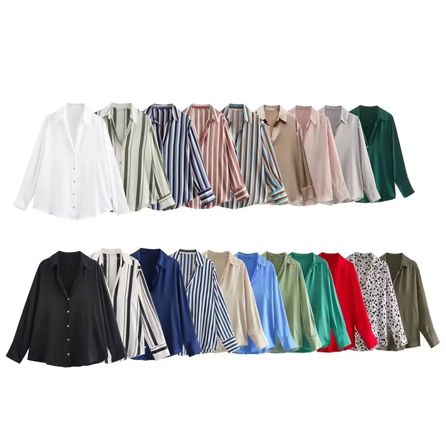 Loose Fit Long Sleeve Shirts