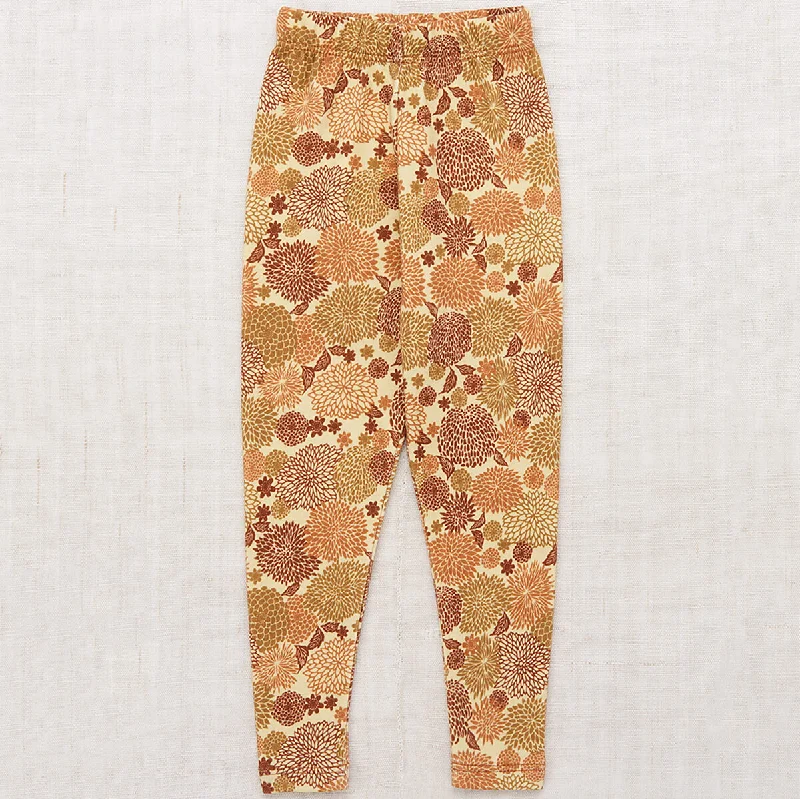 Baby Legging in Acorn Chrysanthemum by Misha & Puff