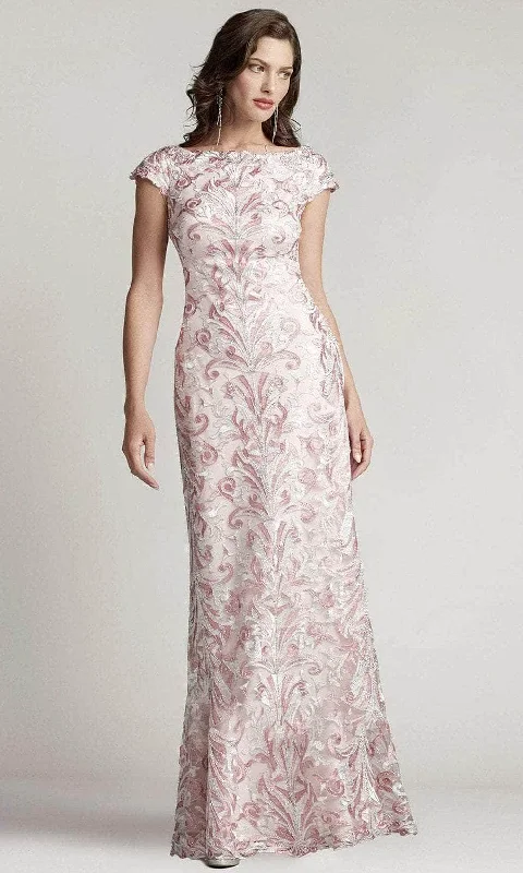 Tadashi Shoji BUE90602L - Floyd Embroidered Tulle Gown