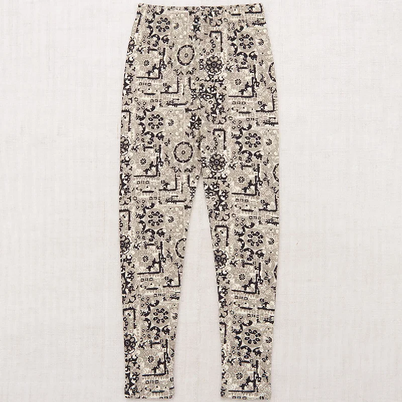 Legging in Seal Gray Medallion by Misha & Puff