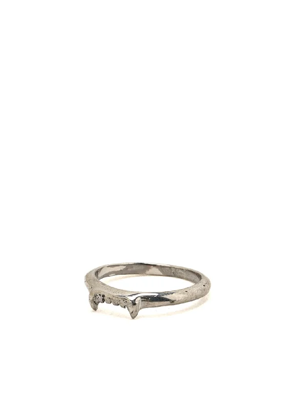 SILVER925 CAT TOOTH RING