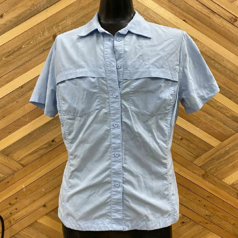 MEC- button down s/s shirt- MSRP $80: Blue -women-18