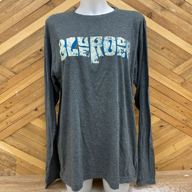 M&O - Women's Deluxe "Blue Rodeo" L/S Shirt : Grey-women-LG