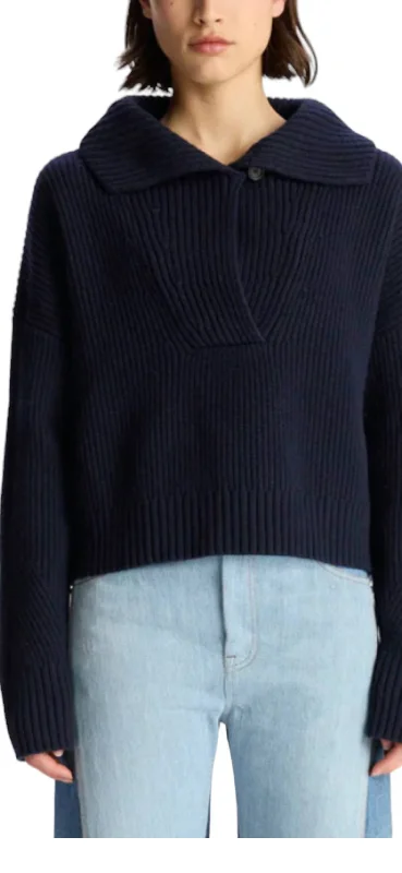 Shea Sweater In True Navy