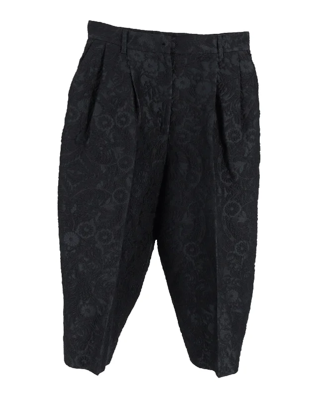 Dolce & Gabbana Harem Pants in Black Polyamide