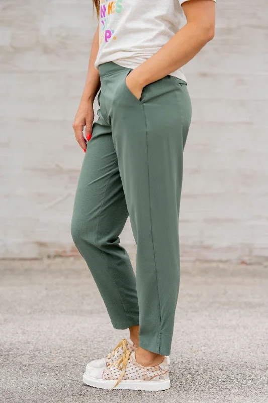 Lightweight Side Slit Pants