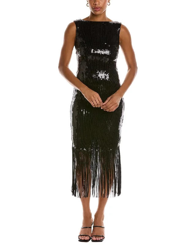 Nanette by Nanette Lepore Deco Sequin Cocktail Dress