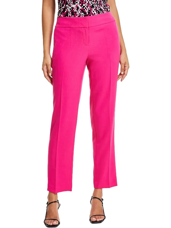 Womens Slim Business Straight Leg Pants