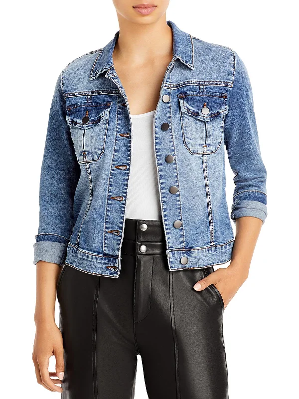 Amelia Womens Lightweight Warm Denim Jacket