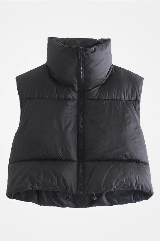 Full Zipper Puffer Vest