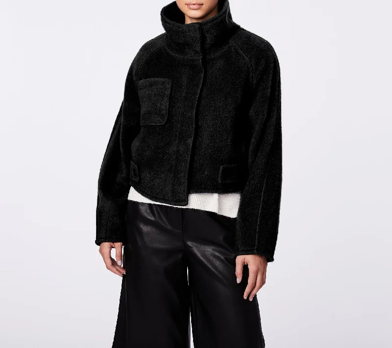 Fuzzy Wool Jacket